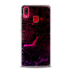 Lex Altern TPU Silicone VIVO Case Black Graphic Roses