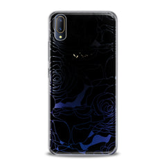 Lex Altern TPU Silicone VIVO Case Black Graphic Roses