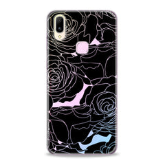 Lex Altern Black Graphic Roses Vivo Case