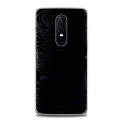 Lex Altern TPU Silicone OnePlus Case Black Graphic Roses