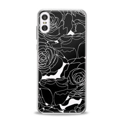 Lex Altern Black Graphic Roses Motorola Case