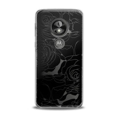 Lex Altern TPU Silicone Motorola Case Black Graphic Roses