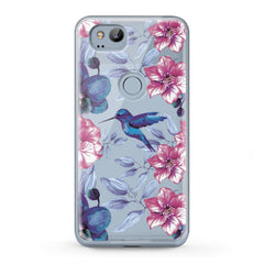 Lex Altern TPU Silicone Google Pixel Case Pink Hibiscus