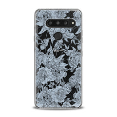 Lex Altern Blue Graphic Peonies LG Case