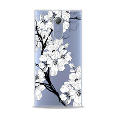 Lex Altern TPU Silicone Sony Xperia Case White Blooming Tree