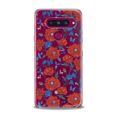 Lex Altern TPU Silicone Phone Case Red Wildflowers Bloom