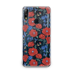 Lex Altern TPU Silicone Asus Zenfone Case Red Wildflowers Bloom