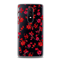 Lex Altern TPU Silicone OnePlus Case Watercolor Red Blossom