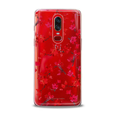 Lex Altern TPU Silicone OnePlus Case Watercolor Red Blossom