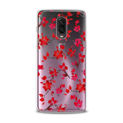 Lex Altern TPU Silicone OnePlus Case Watercolor Red Blossom