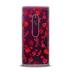 Lex Altern TPU Silicone Sony Xperia Case Watercolor Red Blossom