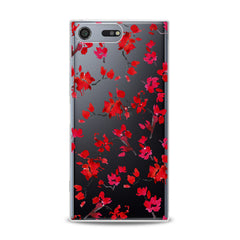 Lex Altern TPU Silicone Sony Xperia Case Watercolor Red Blossom