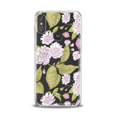 Lex Altern TPU Silicone Motorola Case Pink Blooming Tree