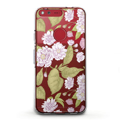 Lex Altern TPU Silicone Google Pixel Case Pink Blooming Tree