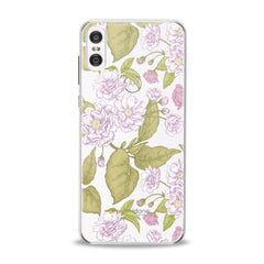 Lex Altern TPU Silicone Motorola Case Pink Blooming Tree