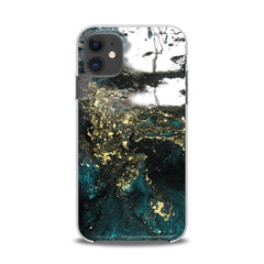 Lex Altern TPU Silicone iPhone Case Green Acrylic Art