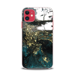 Lex Altern TPU Silicone iPhone Case Green Acrylic Art