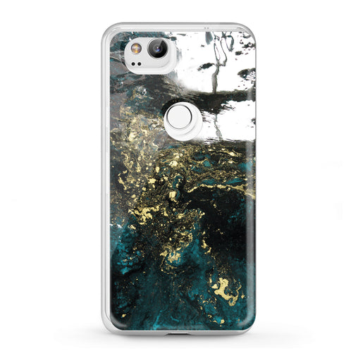 Lex Altern Google Pixel Case Green Acrylic Art