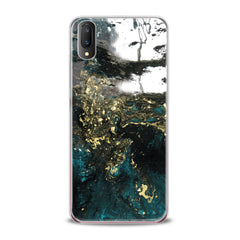 Lex Altern TPU Silicone VIVO Case Green Acrylic Art