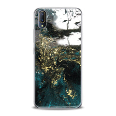 Lex Altern TPU Silicone VIVO Case Green Acrylic Art