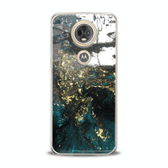 Lex Altern TPU Silicone Motorola Case Green Acrylic Art