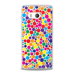 Lex Altern TPU Silicone HTC Case Colorful Dots