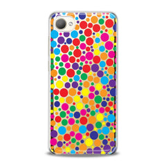 Lex Altern TPU Silicone HTC Case Colorful Dots