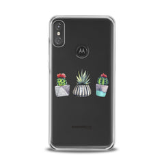 Lex Altern TPU Silicone Motorola Case Abstract Cactus