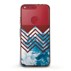 Lex Altern TPU Silicone Google Pixel Case Geometric Acrylic Art