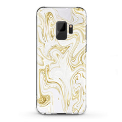 Lex Altern TPU Silicone Samsung Galaxy Case Golden Oil Paint