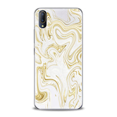 Lex Altern TPU Silicone VIVO Case Golden Oil Paint