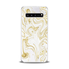 Lex Altern TPU Silicone Samsung Galaxy Case Golden Oil Paint