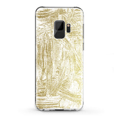 Lex Altern TPU Silicone Samsung Galaxy Case Golden Paint Art