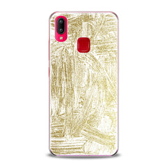 Lex Altern TPU Silicone VIVO Case Golden Paint Art