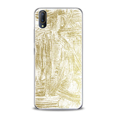 Lex Altern TPU Silicone VIVO Case Golden Paint Art