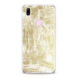 Lex Altern TPU Silicone VIVO Case Golden Paint Art