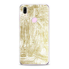 Lex Altern TPU Silicone Vivo Case Golden Paint Art