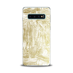 Lex Altern TPU Silicone Samsung Galaxy Case Golden Paint Art