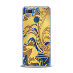 Lex Altern TPU Silicone Lenovo Case Golden Abstract Paint