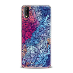 Lex Altern TPU Silicone VIVO Case Colorful Abstract Drawing