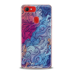 Lex Altern TPU Silicone Oppo Case Colorful Abstract Drawing