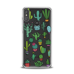 Lex Altern TPU Silicone Motorola Case Green Cactus