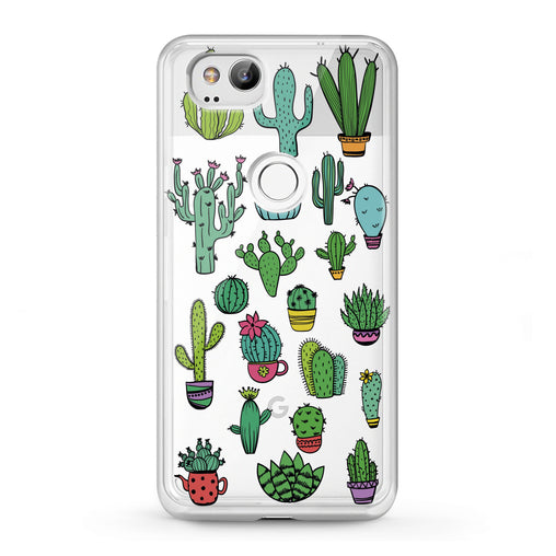 Lex Altern Google Pixel Case Green Cactus