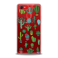 Lex Altern TPU Silicone Oppo Case Green Cactus