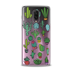 Lex Altern TPU Silicone OnePlus Case Green Cactus