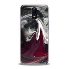 Lex Altern TPU Silicone Oppo Case Red Colorful Abstraction