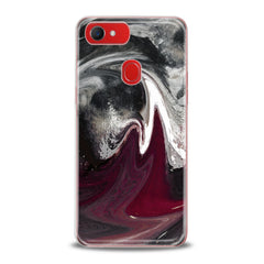 Lex Altern TPU Silicone Oppo Case Red Colorful Abstraction