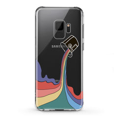 Lex Altern TPU Silicone Samsung Galaxy Case Rainbow Paint