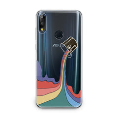 Lex Altern TPU Silicone Asus Zenfone Case Rainbow Paint