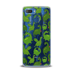 Lex Altern TPU Silicone Lenovo Case Kawaii Green Dinosaurs